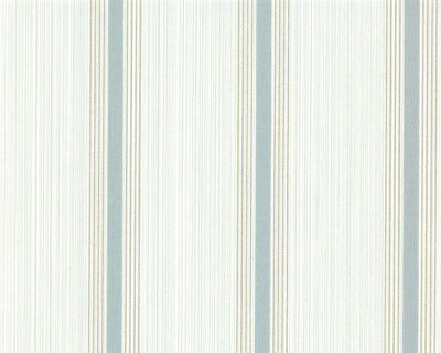 Little Greene Cavendish Stripe Brush Blue 0286CVBRBLU Wallpaper
