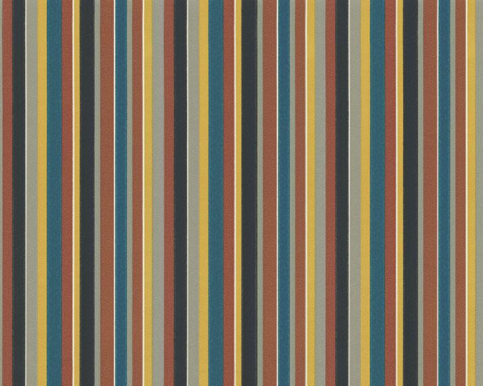 Little Greene Tailor Stripe Bakerloo 0286TABAKER Wallpaper