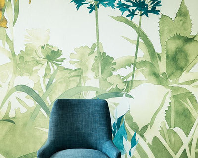Paint & Paper Library Aloe Walk Perse Grey PPAWPG Wallpaper