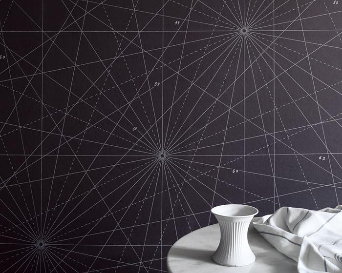 Paint & Paper Library Chart Perse Grey PPCHPG Wallpaper