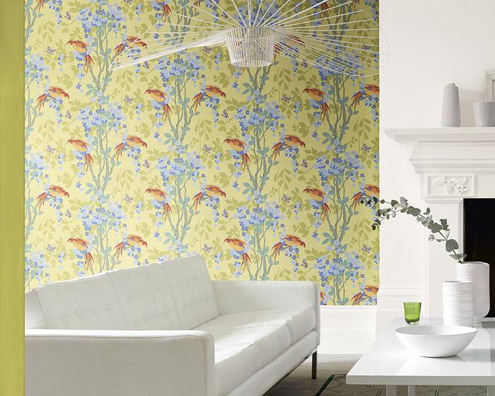 Little Greene Loriini Nouveau 0293LONOUVE Wallpaper