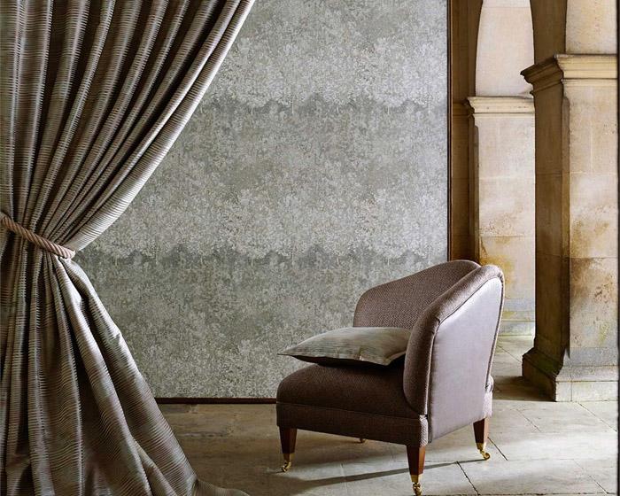 Zoffany Belvoir Wallpaper in a room