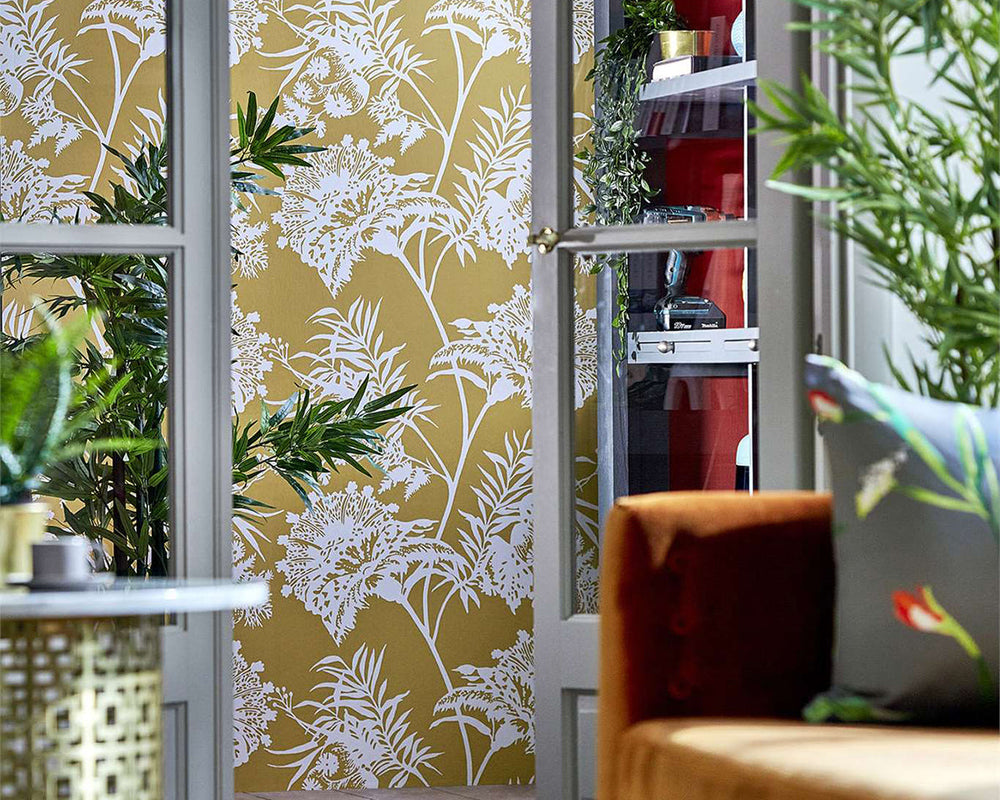 Harlequin Bavero Wallpaper in Room