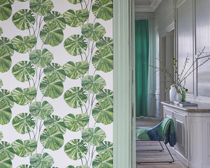 Designers Guild Brahmi Leaf PDG1061/01 Wallpaper