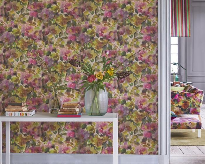 Designers Guild Surimono Berry PDG1062/01 Wallpaper