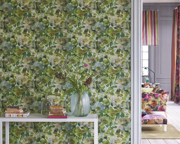 Designers Guild Surimono Moss PDG1062/05 Wallpaper