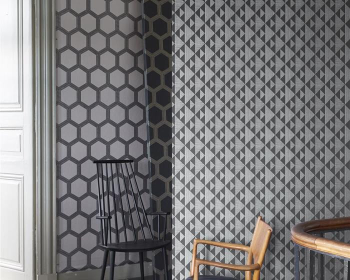 Designers Guild Kappazuri Graphite PDG1065/01 Wallpaper