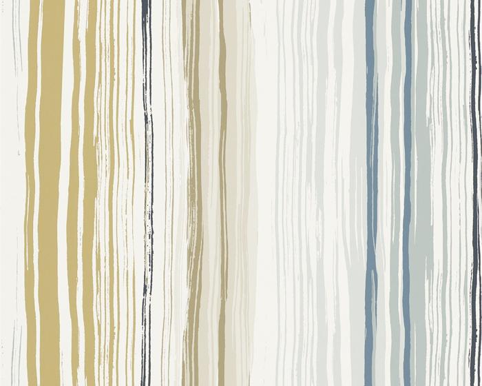 Scion Zing Denim/Ochre/Slate 110826 Wallpaper