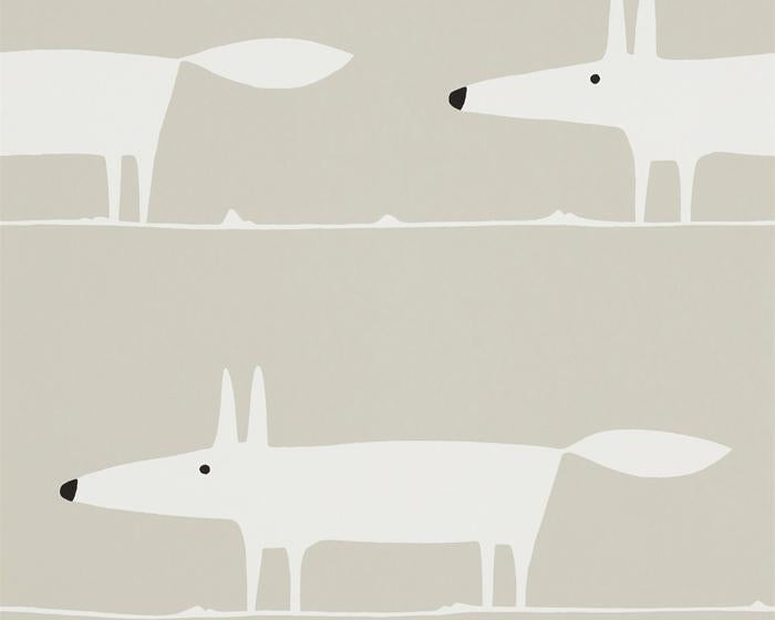 Scion Mr Fox Snow 110845 Wallpaper