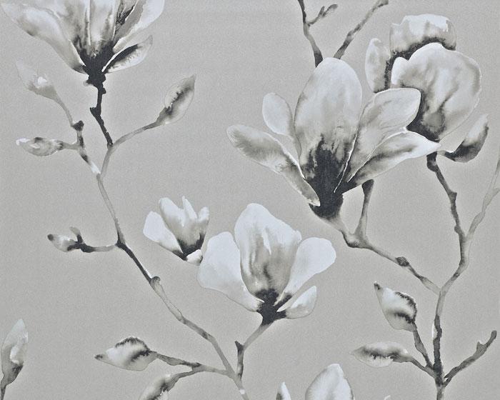 Harlequin Lotus Silver 110880 Wallpaper