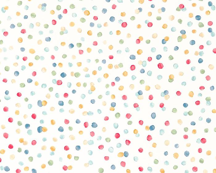 Scion Lots of Dots Pistachio/Pimento/Denim 111282 Wallpaper
