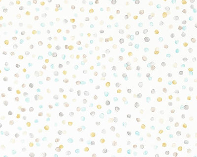 Scion Lots of Dots Hemp/Biscuit/Maize 111283 Wallpaper