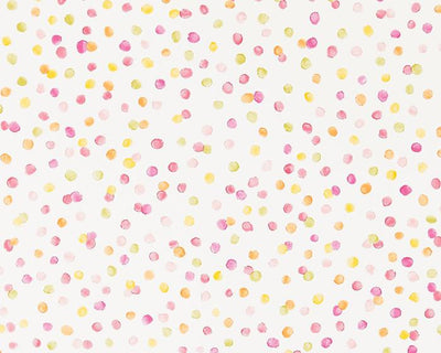 Scion Lots of Dots Blancmange/Rasberry/Citrus 111284 Wallpaper