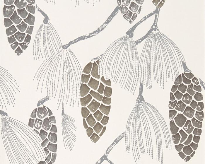 Harlequin Epitome Gilver/Silver/Chalk 111501 Wallpaper