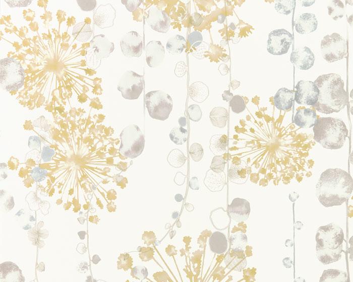 Harlequin Moku Ochre/Seaspray 111652 Wallpaper