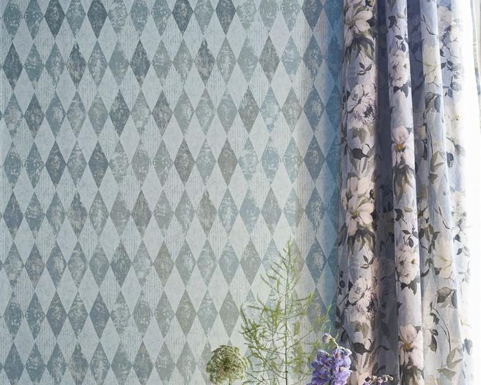 Designers Guild Arlecchino Sky PDG1090/06 Wallpaper