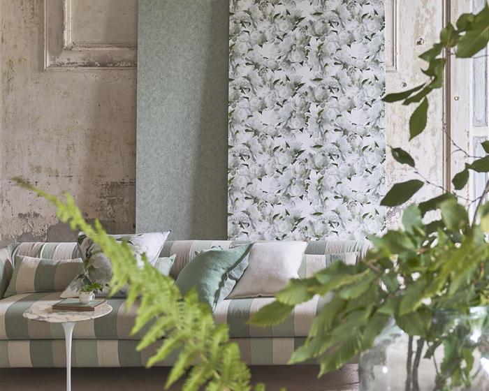 Designers Guild Peonia Ivory PDG1094/02 Wallpaper