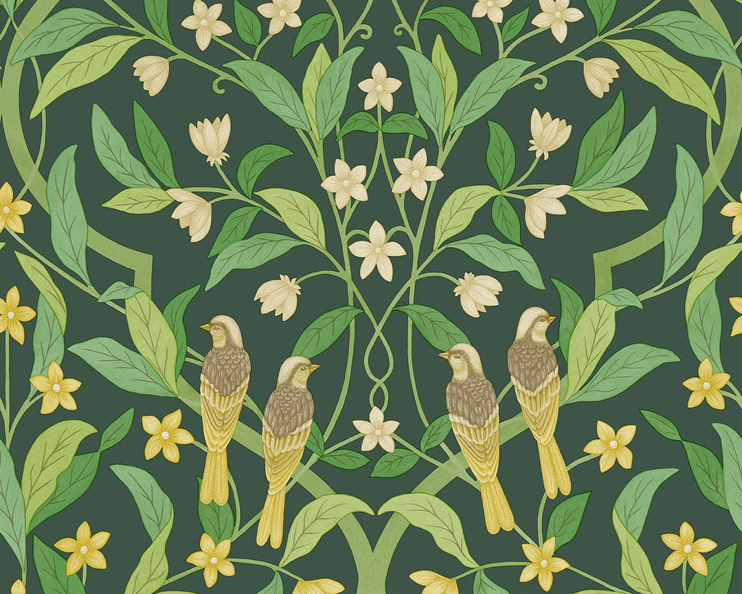 Cole & Son Jasmine and Serin Symphony 117/10029 Wallpaper