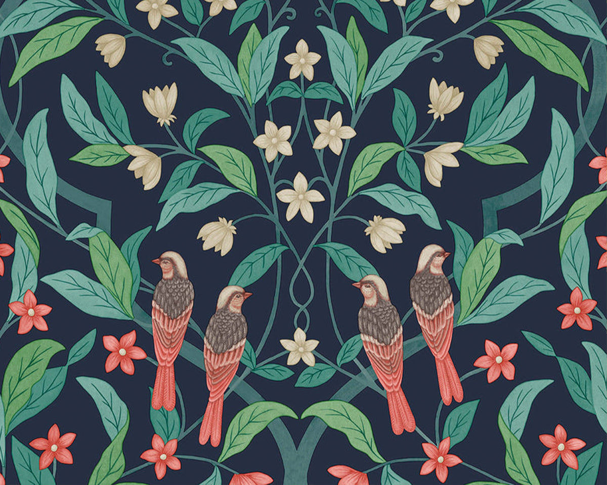Cole & Son Jasmine and Serin Symphony 117/10030 Wallpaper