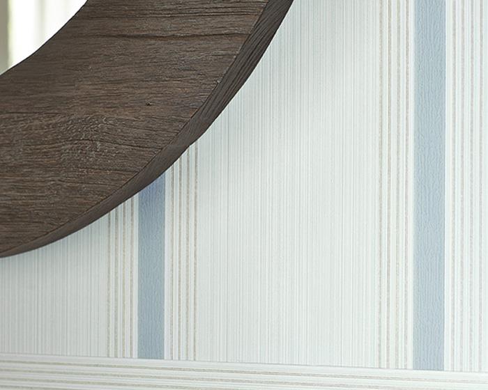 Little Greene Cavendish Stripe Brush Red 0286CVBRRED Wallpaper