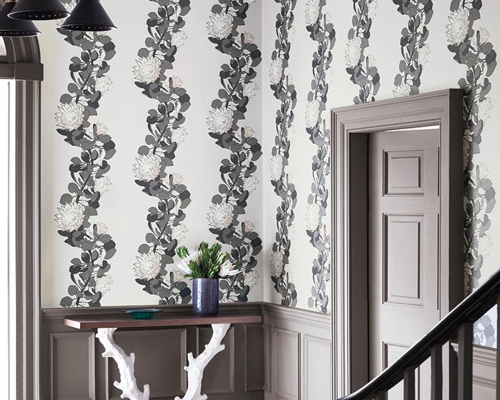 Paint & Paper Library Protea Trail Blue's Blue PPPTBB Wallpaper