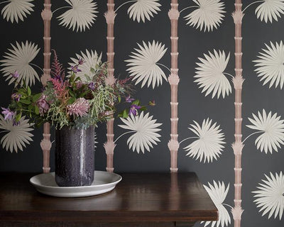 Paint & Paper Library Hardy Palm Perse Grey Wallpaper