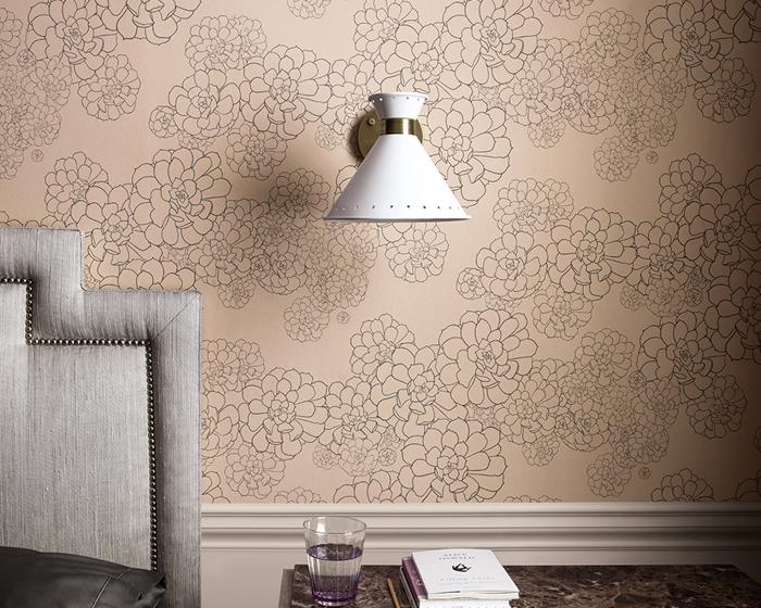 Paint & Paper Library Aeonium Steel PPAEST Wallpaper