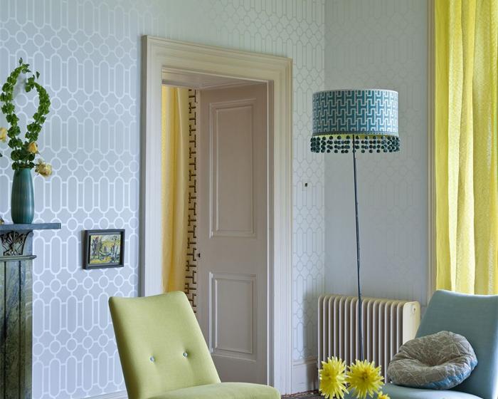 Designers Guild Porden - Pearl P537/02 Wallpaper