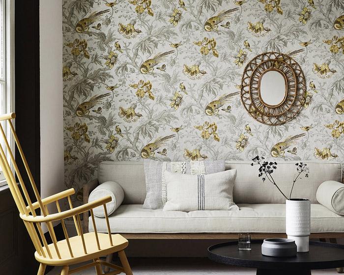 Little Greene Crowe Hall Lane Nuage 0293CRNUAGE Wallpaper