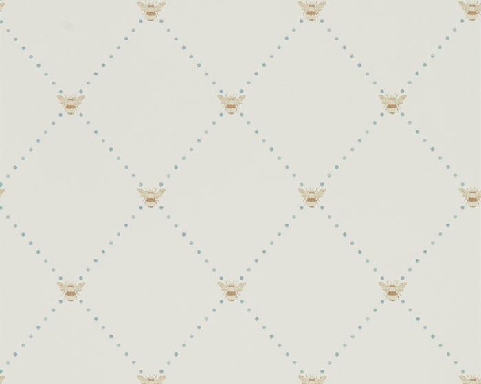 Sanderson Nectar Copper/Denim 216357 Wallpaper