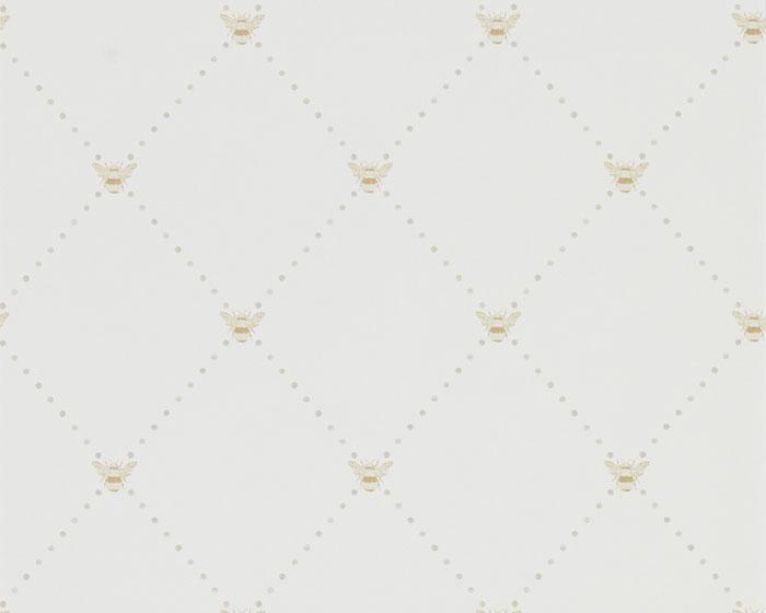 Sanderson Nectar Linen/Honey 216358 Wallpaper