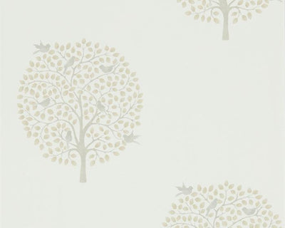 Sanderson Bay Tree Linen/Dove 216362 Wallpaper