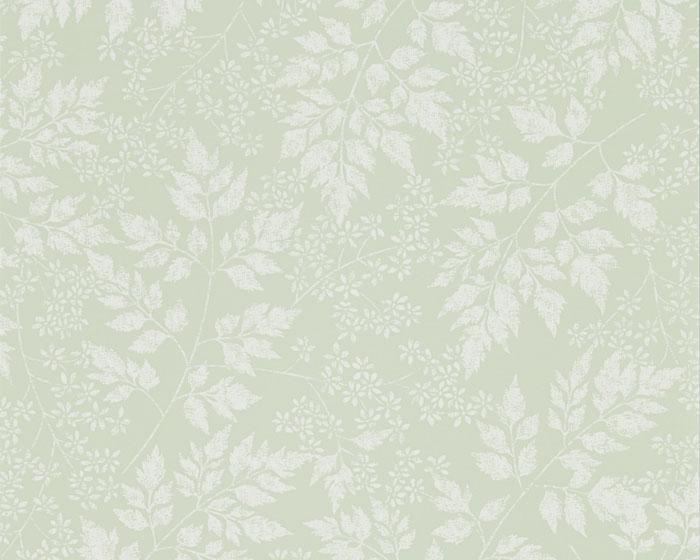 Sanderson Spring Leaves Celadon 216372 Wallpaper