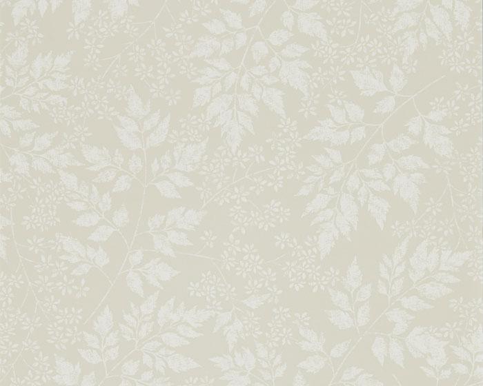 Sanderson Spring Leaves Barley 216374 Wallpaper