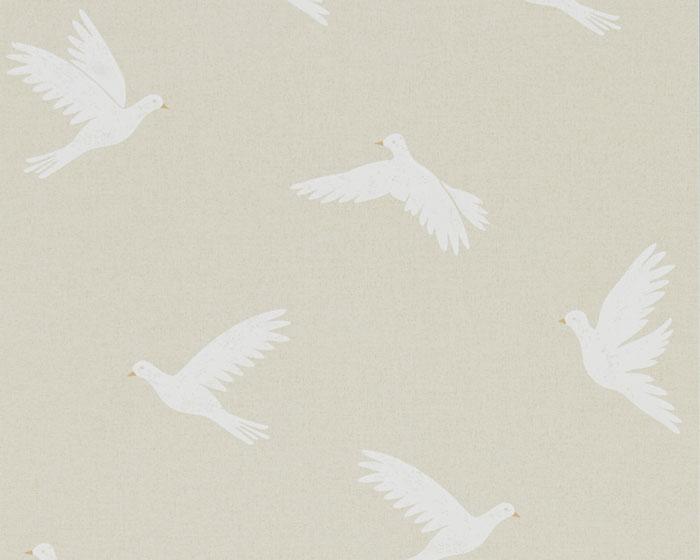 Sanderson Paper Doves Linen 216378 Wallpaper