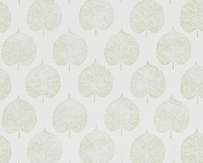 Sanderson Lyme Leaf Celadon 216383 Wallpaper