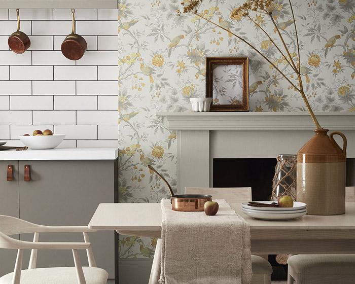 Little Greene Brooke House Cloth 0293BRCLOTH Wallpaper