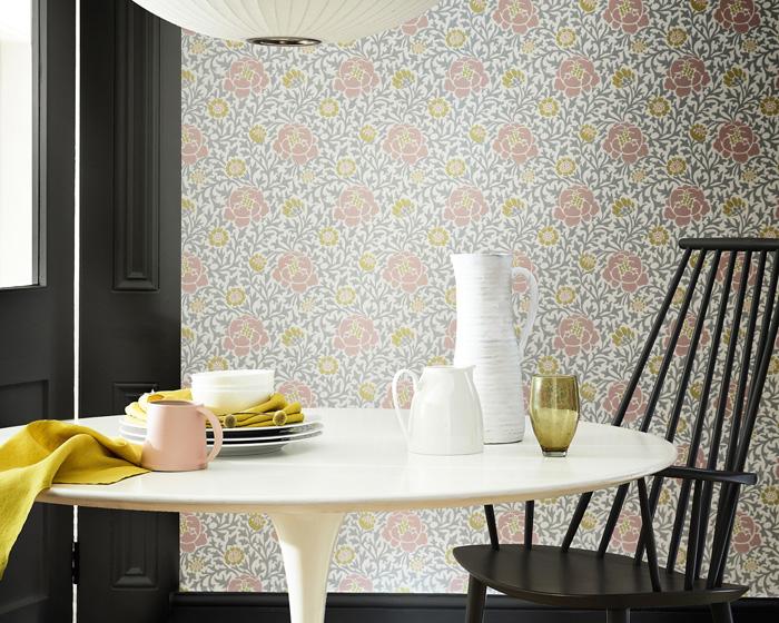 Little Greene Lansdowne Walk Ash 0259LWASHZZ Wallpaper