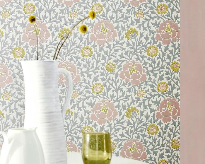 Little Greene Lansdowne Walk Ash 0259LWASHZZ Wallpaper