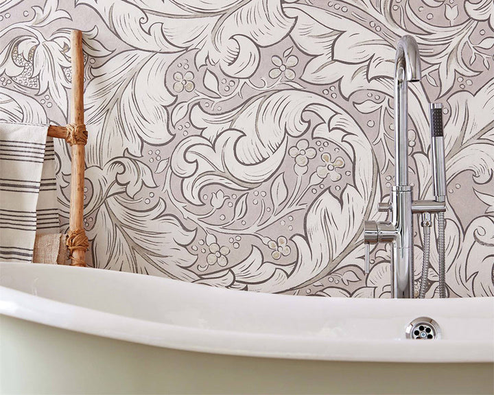 Morris & Co Pure Bachelors Button Wallpaper Detail