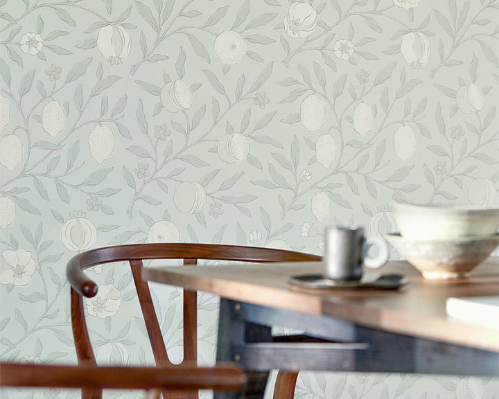 Morris & Co Pure Fruit Wallpaper in Detail