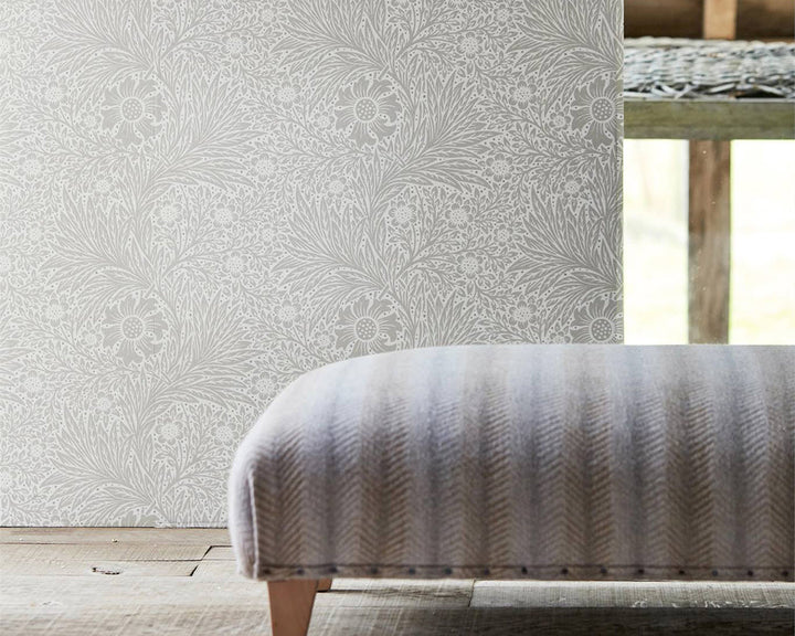 Morris & Co Pure Marigold Wallpaper Close Up