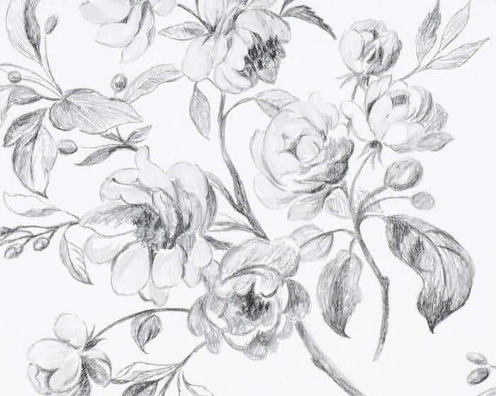 Designers Guild Watelet - Black And White P540/01 Wallpaper