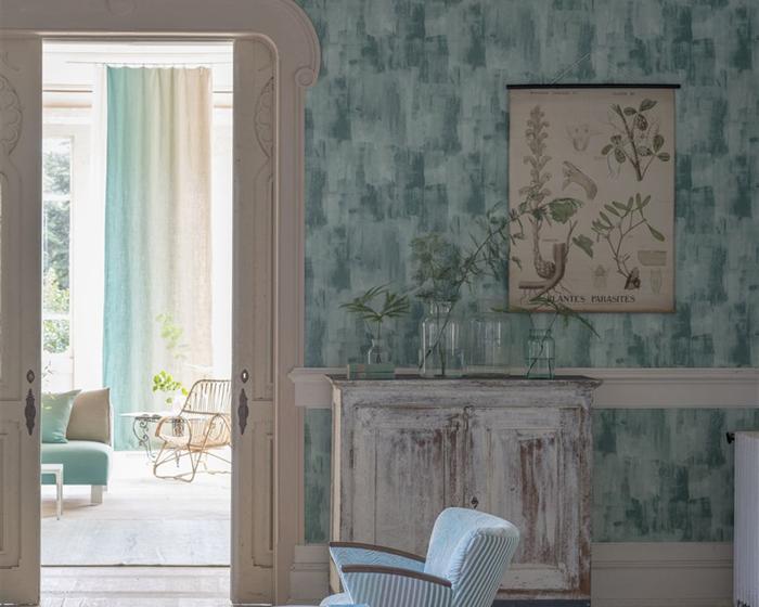 Designers Guild Marmorino - Cobalt PDG653/06 Wallpaper