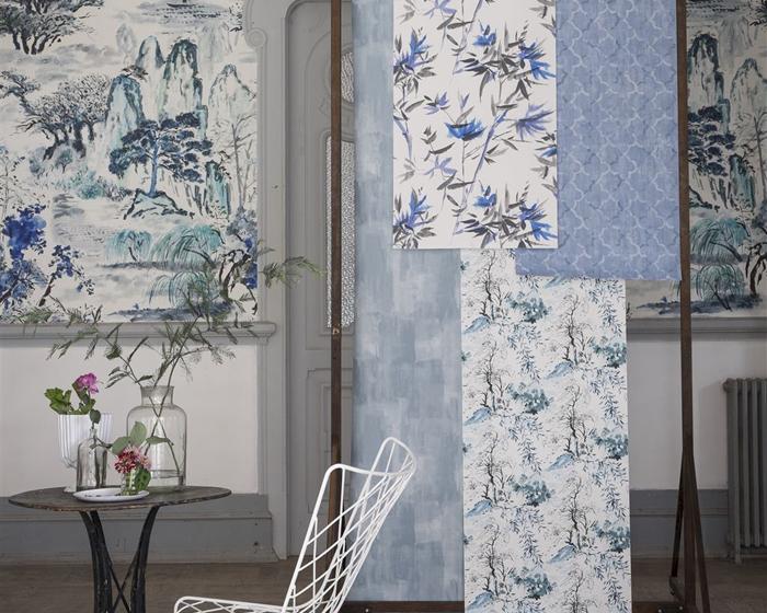 Designers Guild Bamboo - Cobalt PDG652/05 Wallpaper