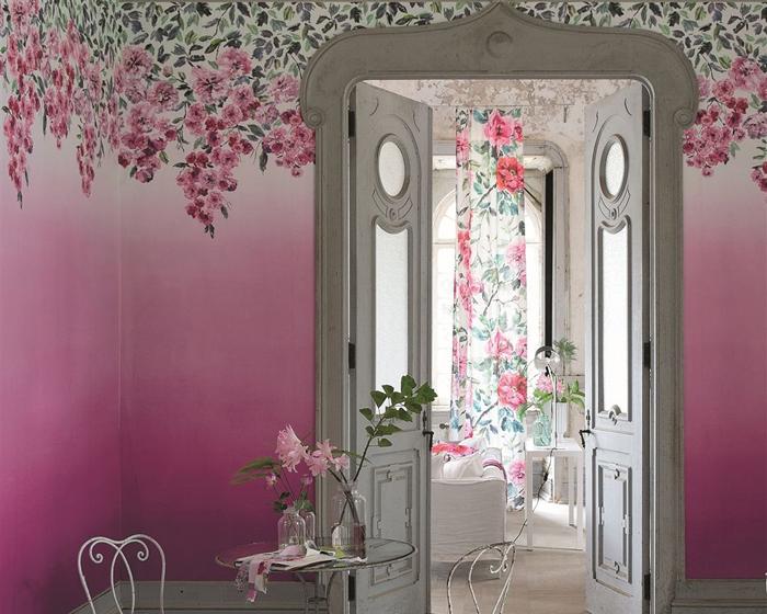 Designers Guild Trailing Rose - Peony PDG656/01 Wallpaper