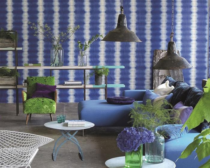 Designers Guild Savine - Cobalt P615/05 Wallpaper