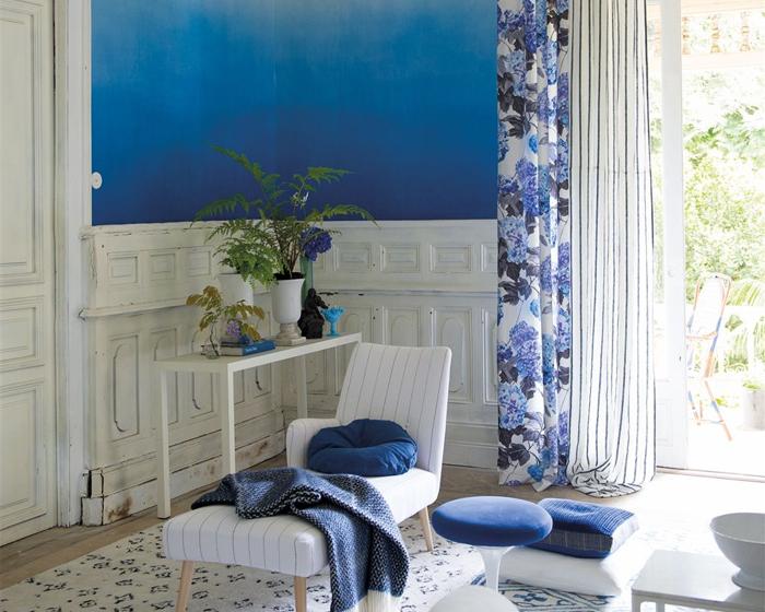 Designers Guild Saraille - Cobalt P600/01 Wallpaper