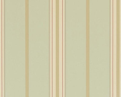 Ralph Lauren Marden Stripe - Linen / Sage PRL016/02 Wallpaper