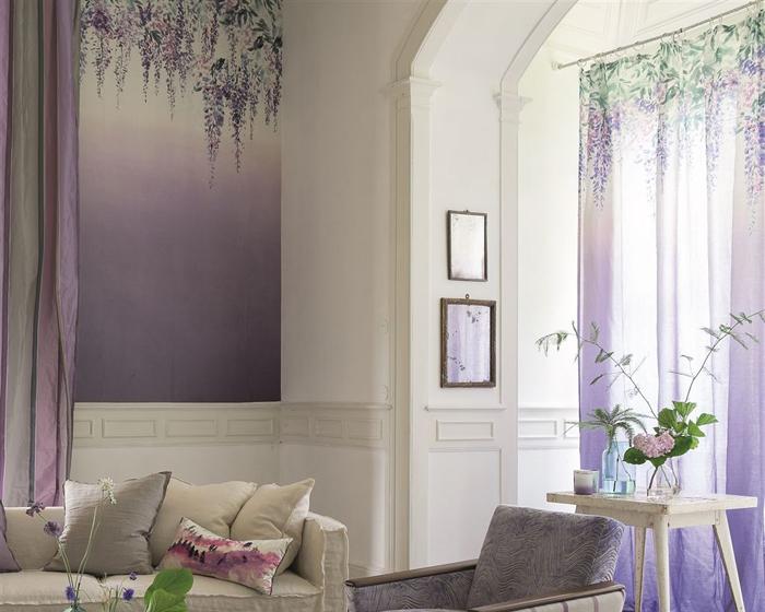 Designers Guild Summer Palace - Grape PDG657/02 Wallpaper